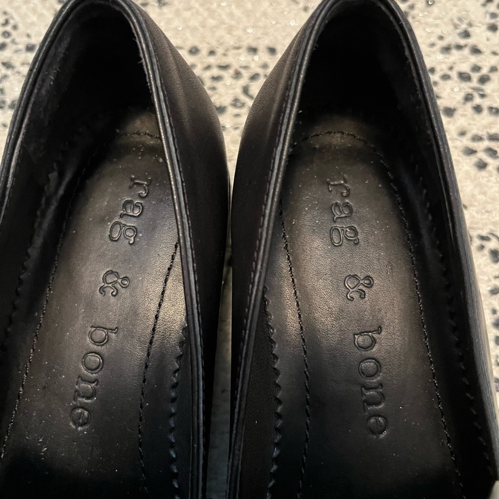 Rag & Bone ICONS Canter Leather Loafers - 37, 6.5-7 - Picture 8 of 10